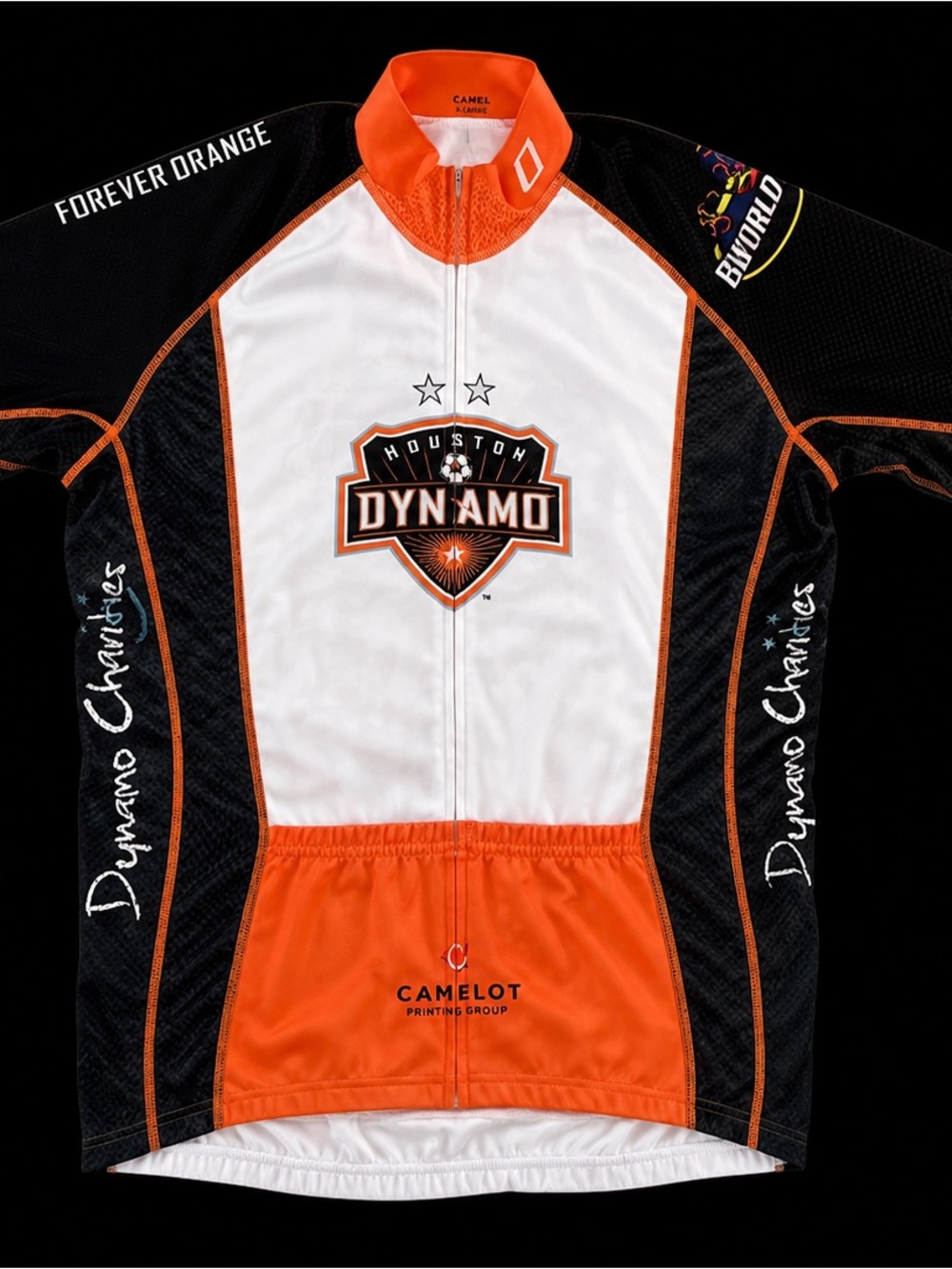 Houston Dynamo FC Women’s XL Cycling Jersey Hincapie Soccer Futbol Bike Jersey